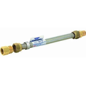 1/2" Gas Dryer & Furnace Connector  Stainless Steel