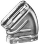Sheet Metal Flat Oval Vent Elbow