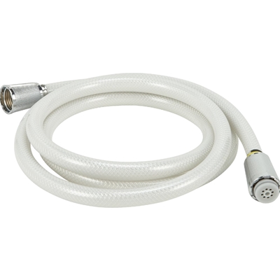 White Vinyl Personal Shower Replacement Hose