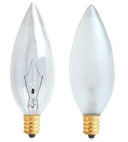 Light Bulbs - Petite Chandelier Light Bulbs