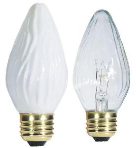 Chandelier Decorative Light Bulbs  Medium Base - F-15