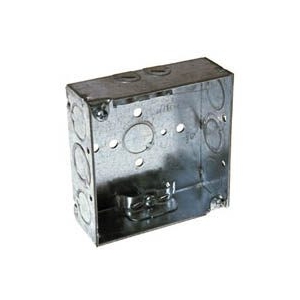 Metal Wiring Boxes & Covers - 4" Square Outlet Box