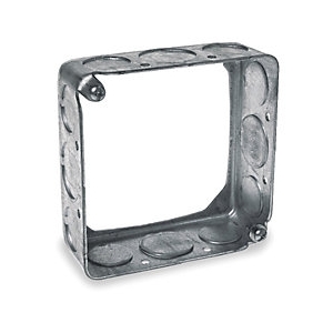 Metal Wiring Boxes & Covers - 4" Square Extention Ring
