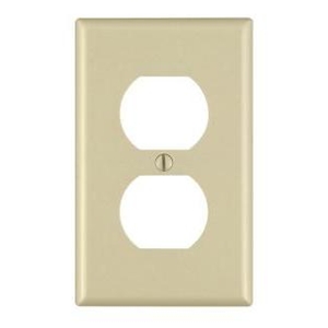 Wall Plate-Single Gang Duplex Receptacle Plate