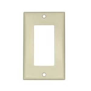 Wall Plate-Single Gang Decora Plate