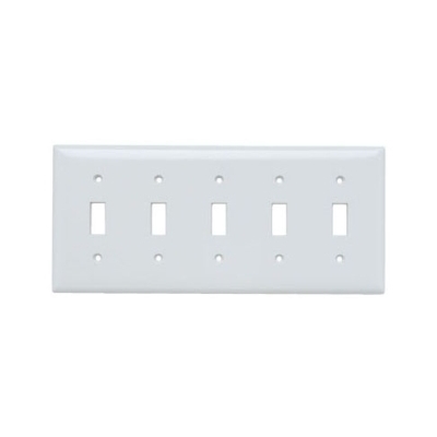 Wall Plate-Five Gang Switch Plate
