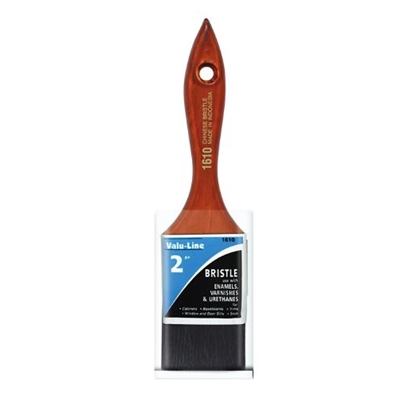 Paint Brushes - Black Stain Brush with Walnut Wood Handle