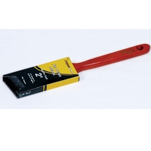 Paint Brushes - Deluxe Polyester Angle Sash Brush with Walnut Handle