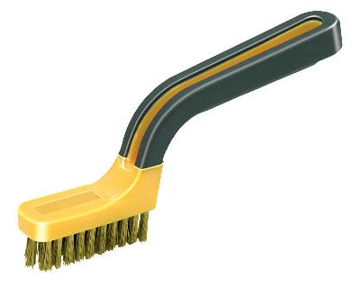 Brush - Soft Grip Narrow Brass Stripper Brush