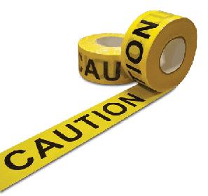 Tapes - Non Adhesive Barricade Tape-3" x 300'