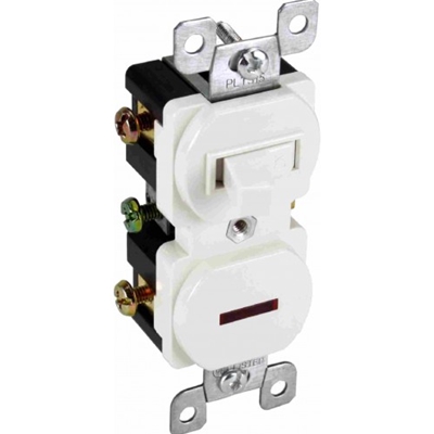 Combination Devices - Single Pole Quiet Switch & Neon Pilot Light