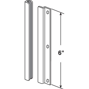 Door Protection - Polished Brass Latch Guard