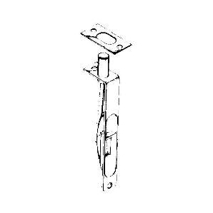 Door Security Hardware - Flush Mount Bolt