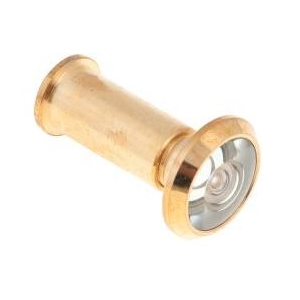 Solid Brass Door Viewer Glass Lens