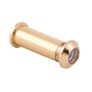 Door Viewers & Knockers - Solid Brass 160 Degree Door Viewer Plastic Lens