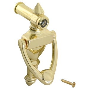 Door Viewers & Knockers - Solid Brass Door Knocker