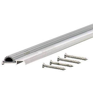 Weatherstrip - Aluminum Threshold with Vinyl Seal  1 3/8" Wide x 7/16"