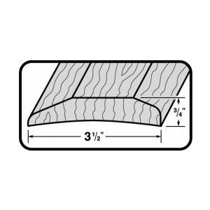 Weatherstrip - Solid Oak Exterior Threshold