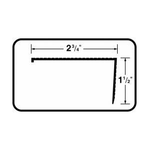Weatherstrip - High Sill Covers 2 3/4" Wide x 1 1/2"