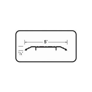 Weatherstrip - High Commercial Threshold 5" Wide x 1/2"