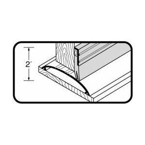 Weatherstrip - High Door Sweep 1 1/4"
