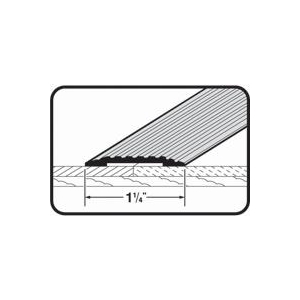 Fluted Aluminum Seam Binder 1 1/4"