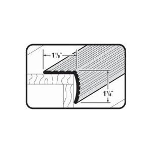 Fluted Stair Edging 1 1/8"