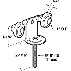 Pocket Door Rollers