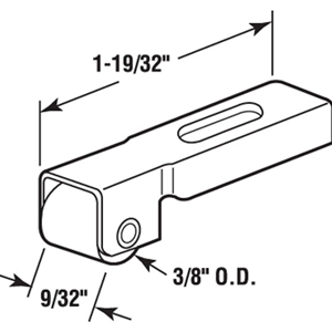 1/4" Wide x 1 1/2" High Universal Roller