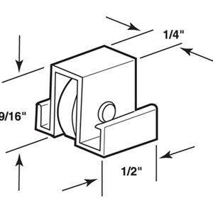 Combination Window Roller & Guide