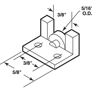 Nylon Housing with Steel Roller