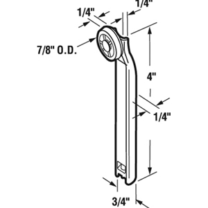7/8" Adjsutable Roller