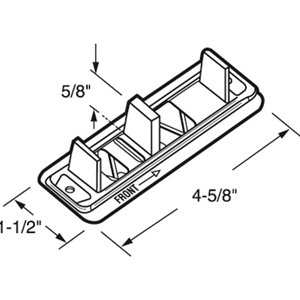 Nylon Adjustable Floor Guide