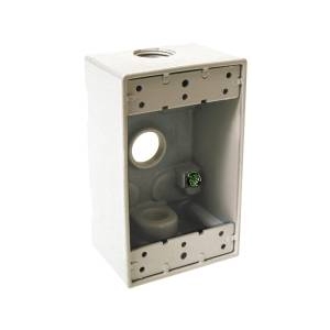 Weatherproof Wiring Boxes & Covers - Single Gang Boxes