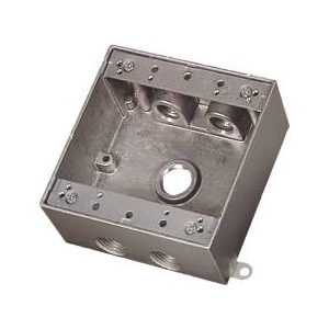 Weatherproof Wiring Boxes & Covers - Two Gang Box