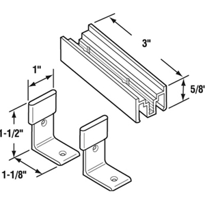 Bi-Pass Closet Door Guides