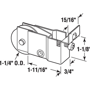 Bottom Roller for Ador/Hi-Lite Sliding Glass Door