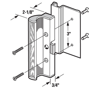 Sliding Door Hardware - Sliding Door Handle For International Mobile Home Door