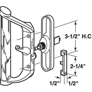 Sliding Door Hardware - Complete Door Handle Pull