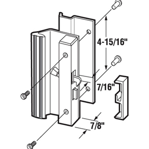 Sliding Door Hardware - Low Profile Sliding Door Handle.