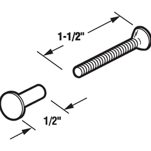 Sliding Door Hardware - Bottom Roller Binder Post