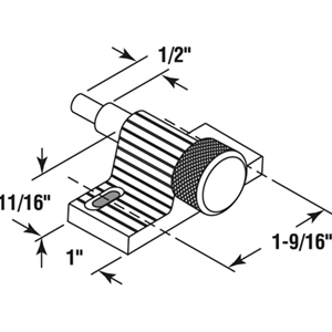 Sliding Door Hardware - Sliding Glass Door Snap Lock