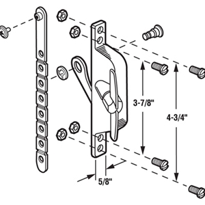 Replacement Louvre Operator for Jalousie or Louvre