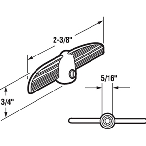 Window Tee Handle