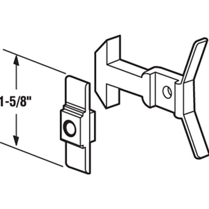 1 5/8" Plastic Bolt Latch