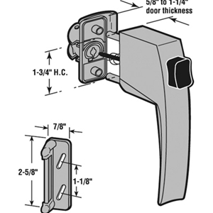 Push Button Latch Set