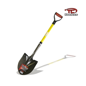 Garden Shovels - Power D Handle with Round Shovel End
