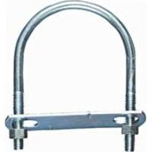 Nails & Fasteners - Zinc Plated U-Bolt With Plate Nut