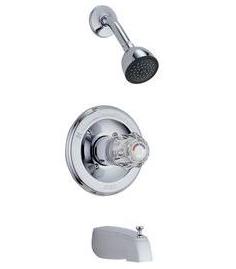 Delta Monitor Acrylic Handle Tub/Shower Set