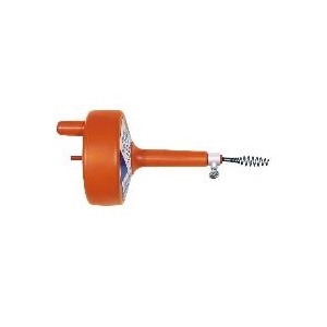 Drain Snake - Power Spin-Thru Plastic Drum